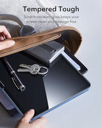 iPad 11th generation with ESR screen protector applied showing HD clarity