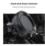 Premium camera sensor protection body cap showing secure snap in lock mechanism for Pentax