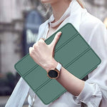 Flexible soft thermoplastic polyurethane backing of the ZryXal protective folio highlighting impact resistance