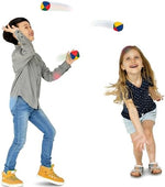 Multi colored durable juggle ball kit for kids and adults