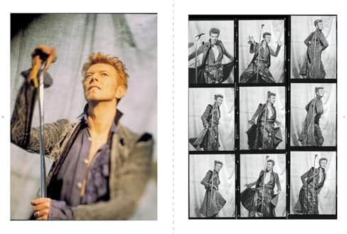 Open pages displaying rare experimental photo sessions
