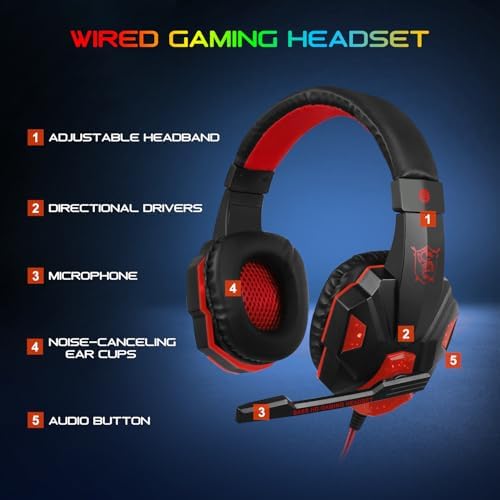BlueFinger 4-in-1 gaming peripheral set complete kit