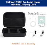 SUPVAN thermal label maker portable storage bag with zipper closure