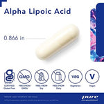 Pure Encapsulations Alpha Lipoic Acid 60 vegetarian capsules