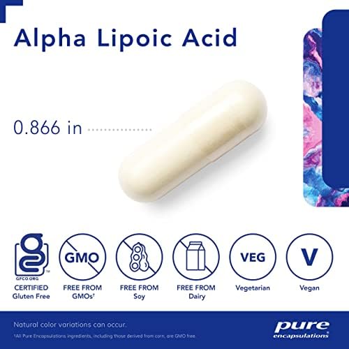 Pure Encapsulations Alpha Lipoic Acid 60 vegetarian capsules