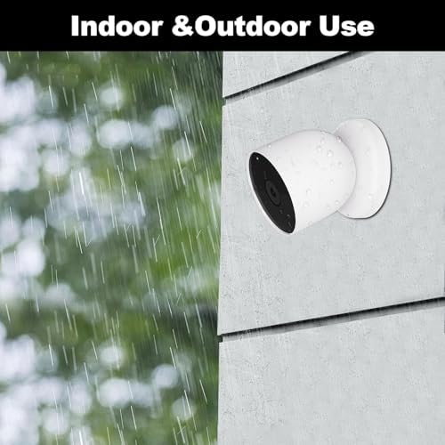 UYODM heavy-duty weatherproof outdoor security camera wall mount with cable management slots