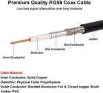 Mookeerf CB coax cable heat shrink details