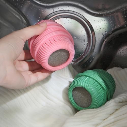 Durable green household substitute laundry ball for reducing clothing wrinkles