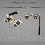 BLACKICE vintage entertainment binoculars demonstrating the smooth central focus knob