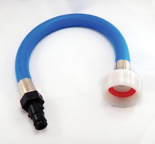 Atlantis Flush Kit for Yamaha GP800 front view showcasing the blue hose and quick connect engine rinsing system adapter