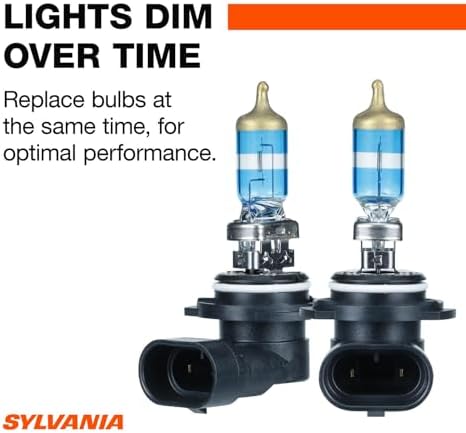 Close up look at the twin pack of Sylvania premium ninety hundred six halogen replacement bulbs.