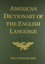 Webster Noah 1828 dictionary hardcover spine and binding detail