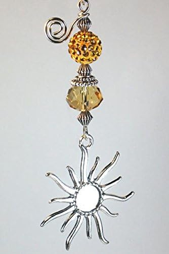 Trace Ellements Sun Burst Rays Ceiling Fan Pull Chain front view home decor accessory