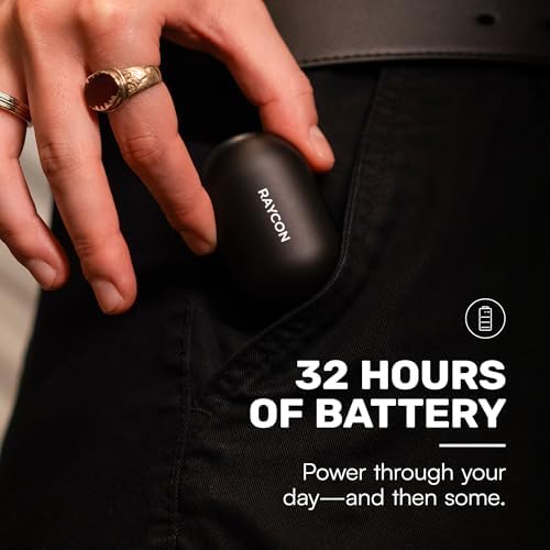 Side profile of Raycon Everyday wireless earbuds in ear