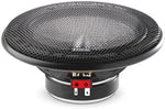 Close up of the aluminum inverted dome tweeter from the Focal Performance series.