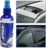 Multi-Purpose Cleaning Lubricant kit showing included blue microfiber towel and application sponge.