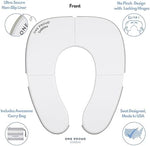 One Proud Toddler potty seat showing locking hinge mechanism