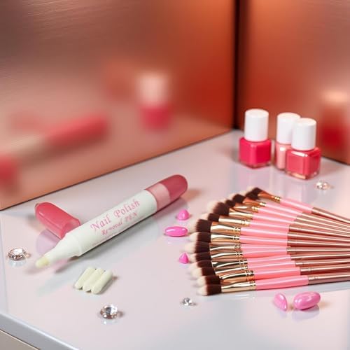 Nail Polish Corrector Pen with 3 Replaceable Tips - Manicure Tool for Quick Nail Art Mistakes Cleanup - Image 3