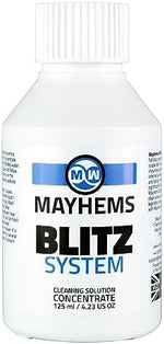 Mayhems Blitz complete two part chemical flush for computer water cooling