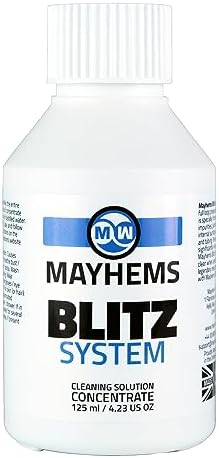 Mayhems Blitz complete two part chemical flush for computer water cooling