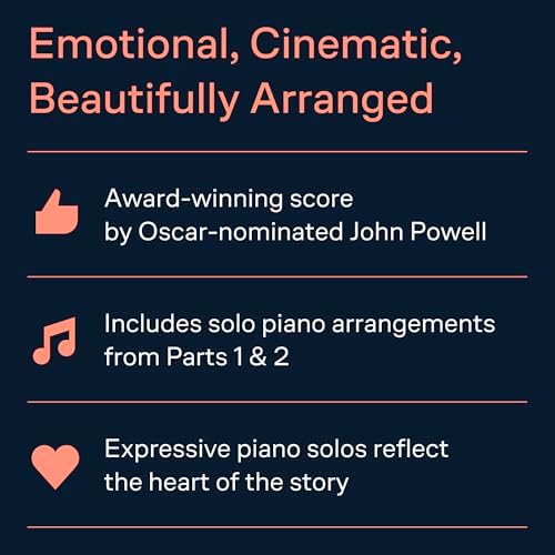How to Train Your Dragon Piano Solo Songbook | Intermediate to Advanced Sheet Music Collection by John Powell | 14 Film Score Arrangements from DreamWorks Movies | Cinematic Piano Music Book - Image 8