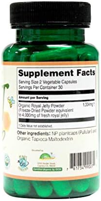 Authentic Greenbow dietary supplement bottle with USDA Organic and Non GMO Project Verified labels