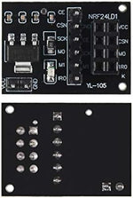 Top view of Nrf24l01 module with onboard voltage regulator