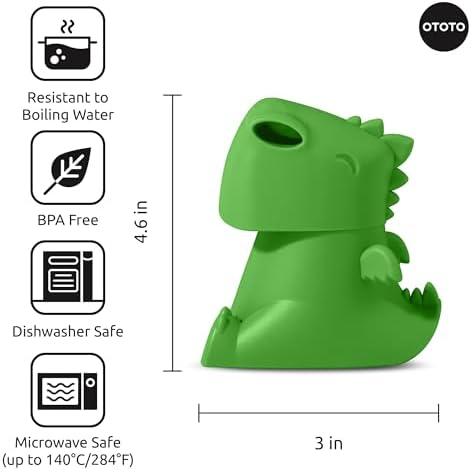 Quirky dragon kitchen accessory gift for microwave cleaning