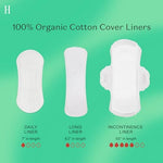 Chlorine free natural wood pulp core leakage protection pads back ingredient label