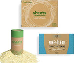 All-in-one laundry kit with plastic-free packaging for sustainable cleaning.