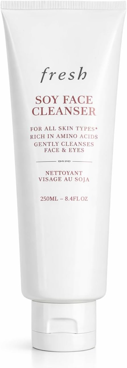 Fresh Soy Face Cleanser front view tube packaging