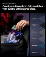 Two pack tempered glass screen protector set for MSI handheld