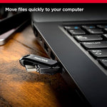 SanDisk 128GB dual interface pen drive exposing traditional Type-A connector