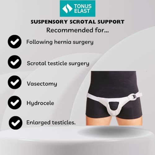 Tonus Elast scrotal support lifestyle and usage display