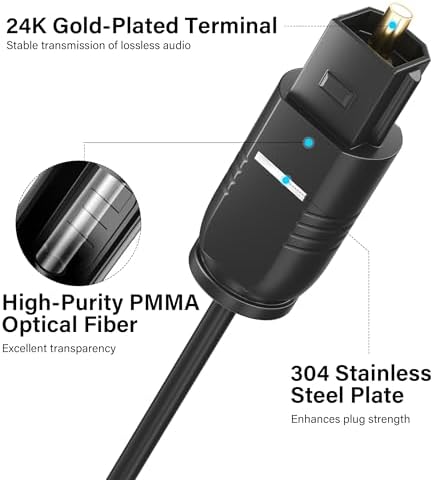 Slim fiber optic cable profile view