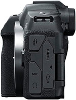 Rear view of the Canon EOS R8 camera highlighting the fully articulating vari-angle touchscreen LCD monitor