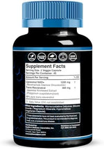 Wellness Labsrx NAD plus Resveratrol supplement bottle
