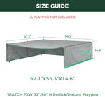 FXW sun shade portable UV blocking cover folded near carry bag
