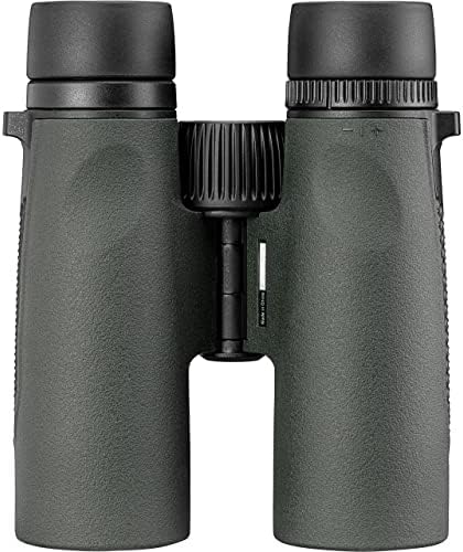 Vortex high definition 10x42 binoculars with twist up rubber eyecups and center focus wheel