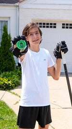 ACE HOCKEY soft foam balls designed for damage free indoor living room play.
