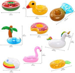 Unicorn and pineapple shaped doll pool floats