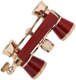 Donanfe 3X25 theater viewing binoculars illustrating the central focusing mechanism from above