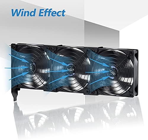 SCCCF GPU cooling fan setup displaying the four pin pulse width modulation connector cable