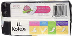 Six pack bundle of Kotex Natural Balance long liners for bulk value.