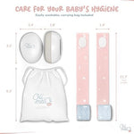 Authentic Oli-Melo baby hearing protection packaging for USA imported quality.
