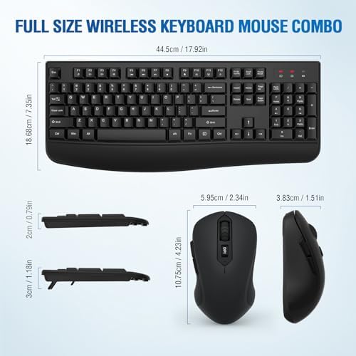 QUASIO cordless desktop set arranged neatly alongside a modern laptop setup