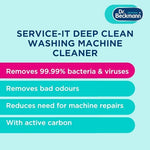 Activated carbon washing machine cleaner for deep cleaning drum residues.