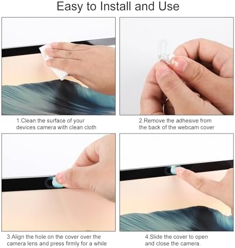 Package content of authentic imported Cuxnoo privacy covers for tablets and smartphones