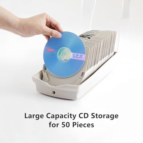 Lockable media container with two keys inserted into the security mechanism