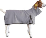 Weaver Livestock breathable 1000 denier purple coat for show goats side view